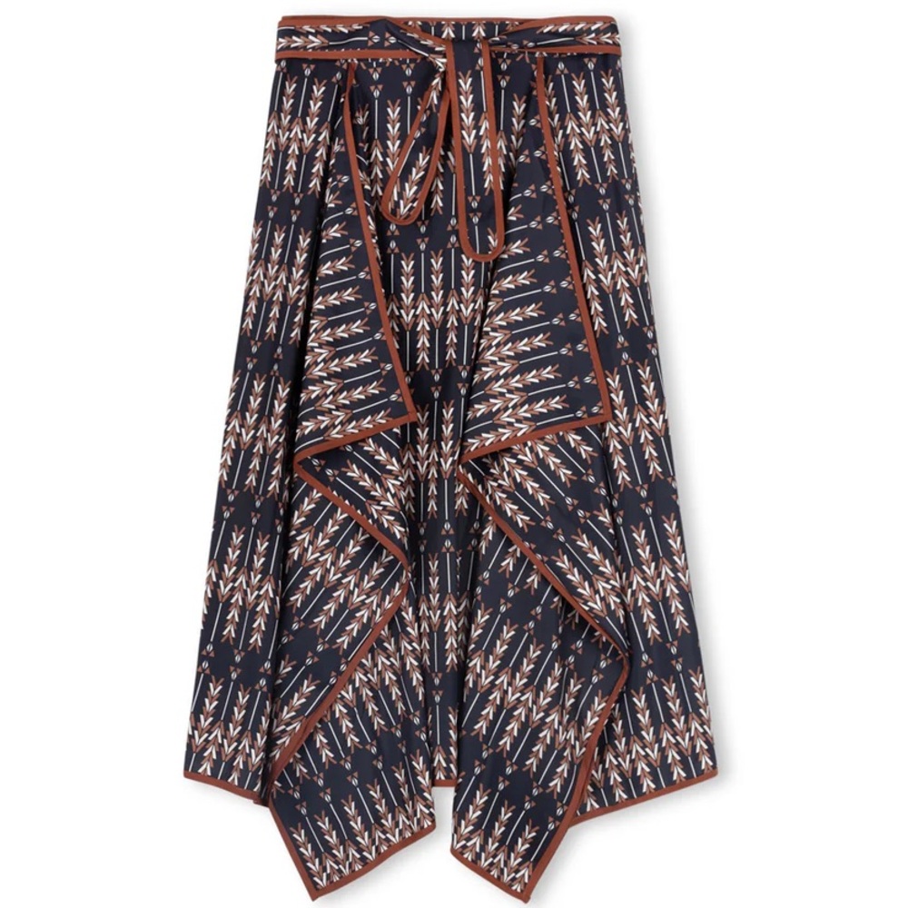 Junees EPIK PRINTED PIPE DETAILED SKIRT